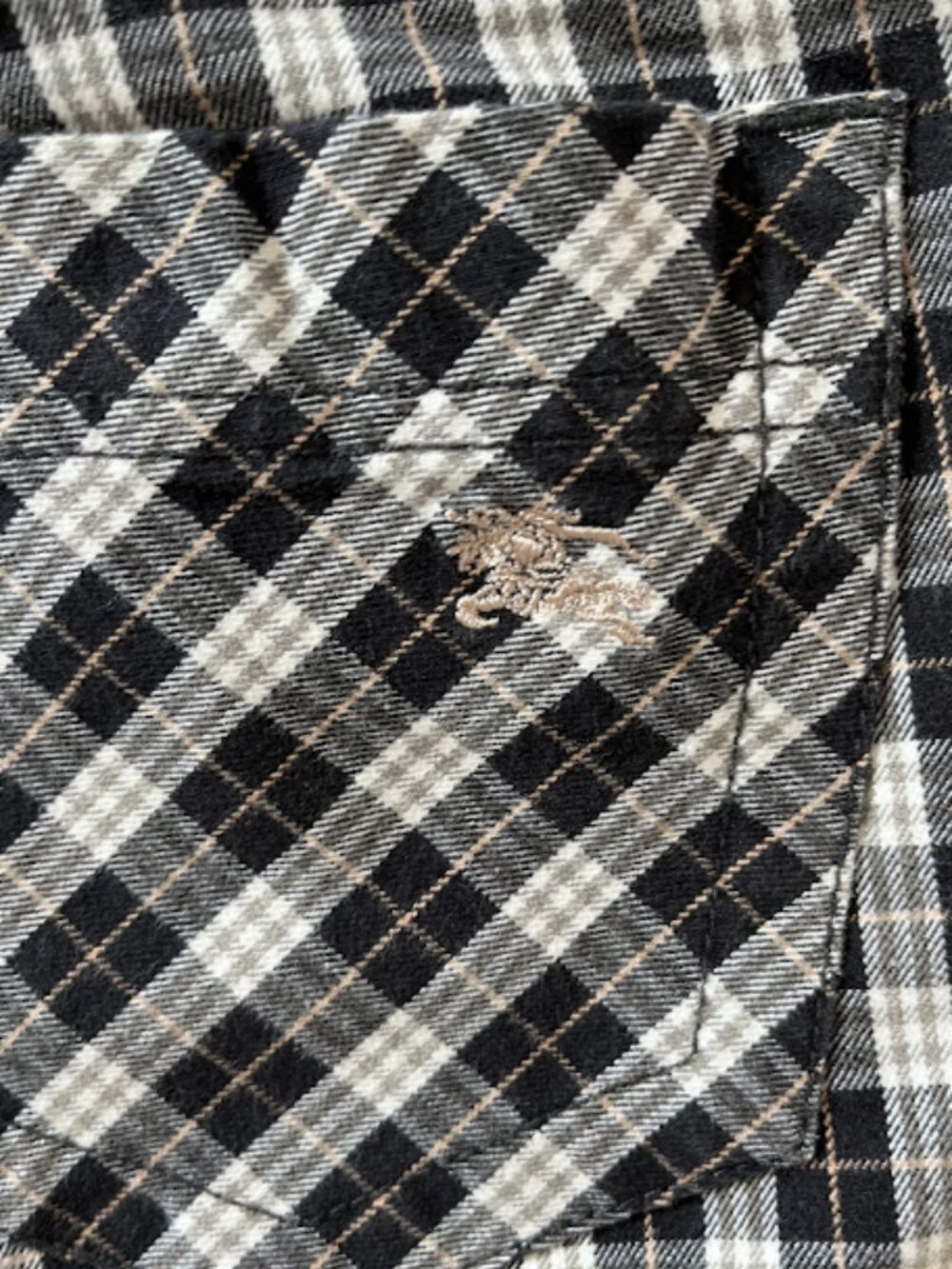 Burberry Blue Label Plaid Low Rise Capri Cropped Pants Vintage Japan 38 - Picture 4 of 5